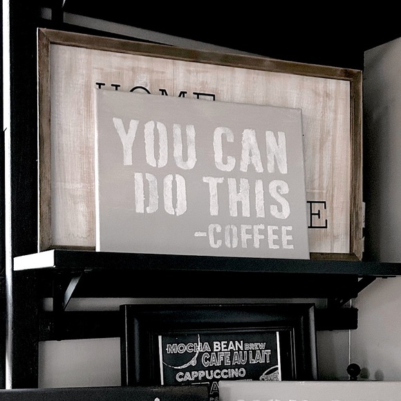 Other - Shabby chic hand painted canvas